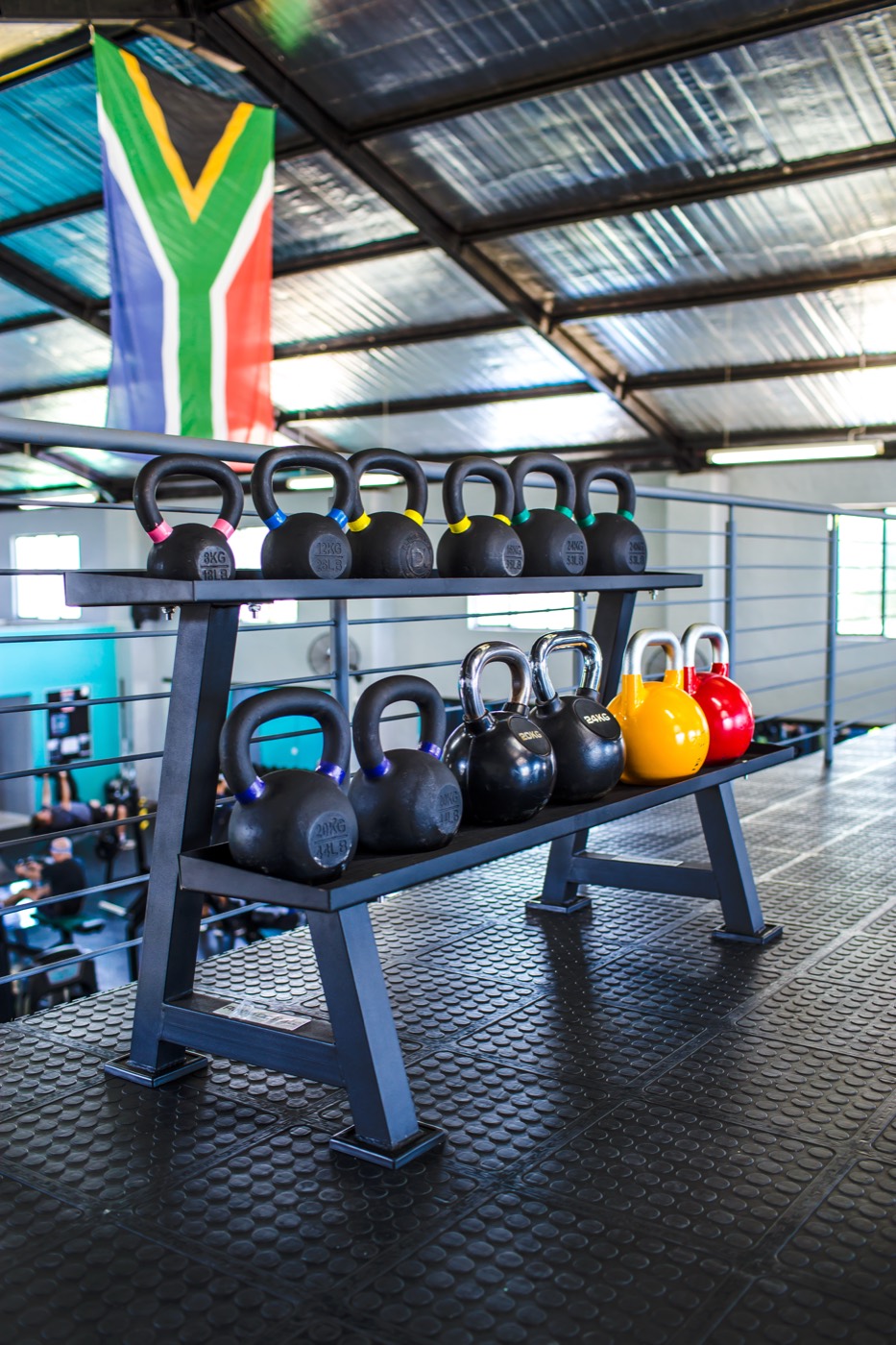 The fully equipped gym floor at No Limits Fitness